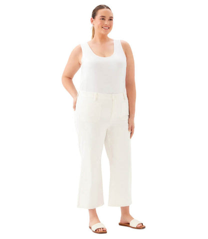 bottom Plus Size Lauren Patch Pocket Cropped Pants
