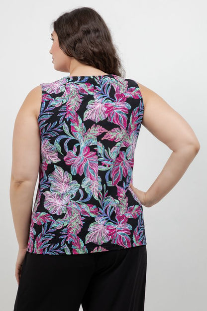 Vikki Vi Jersey Tropical Nights Tank