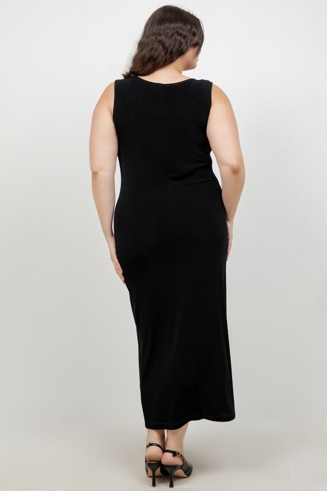 Vikki Vi Classic Black Maxi Tank Dress