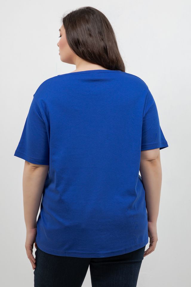 Tops Fireworks Round Neck Top