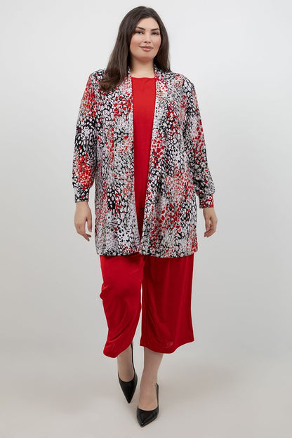 Tops Vikki Vi Silky Classic Red Tank