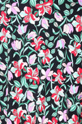 Vikki Vi Jersey Modern Floral Handkerchief Tunic