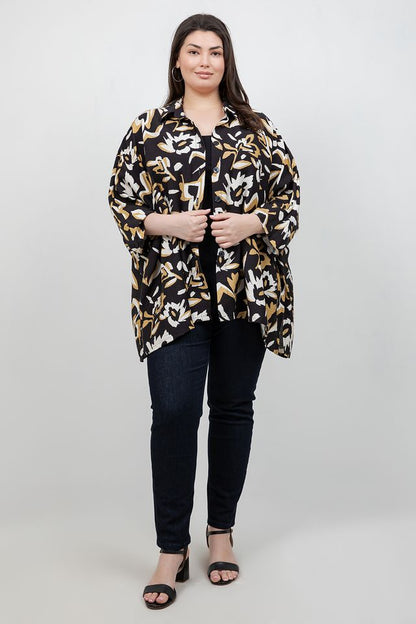 Tops Sahara Flower Big Shirt