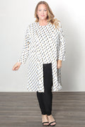Vikki Vi Jersey Mirage Long Sleeve Kimono Duster