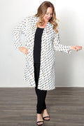 Vikki Vi Jersey Mirage Long Sleeve Kimono Duster