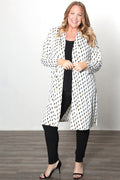 Vikki Vi Jersey Mirage Long Sleeve Kimono Duster