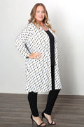Vikki Vi Jersey Mirage Long Sleeve Kimono Duster