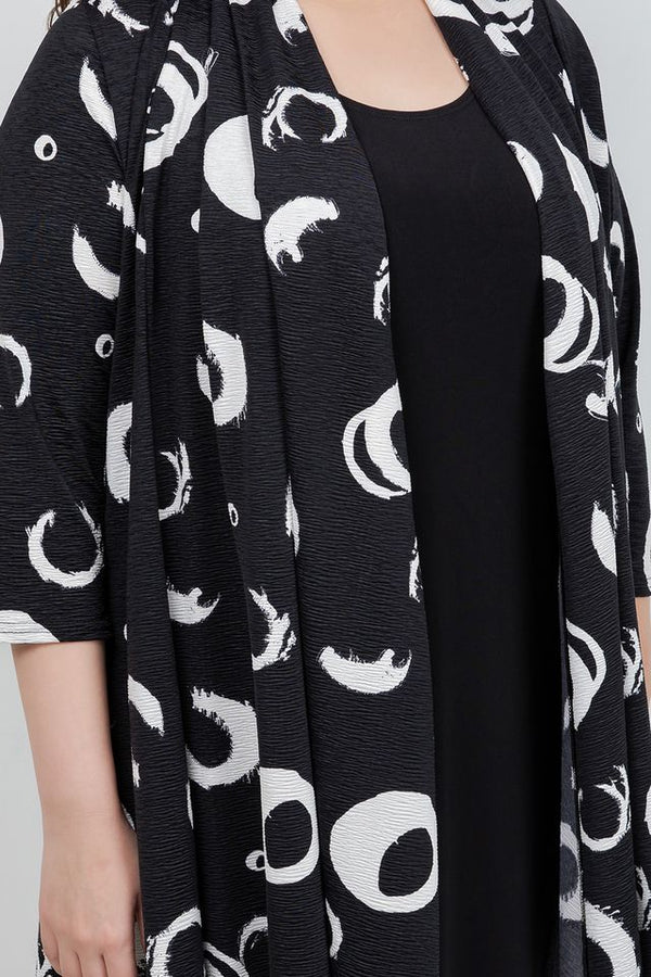 Jostar Black and White Circle Jacket