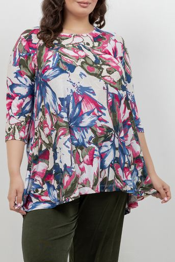 Vikki Vi Georgia Floral Pocket Swing Tunic