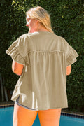 Oddi Khaki Button Jacket