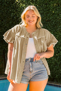 Oddi Khaki Button Jacket