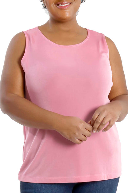 Tops Vikki Vi Classic Carnation Sleeveless Tank