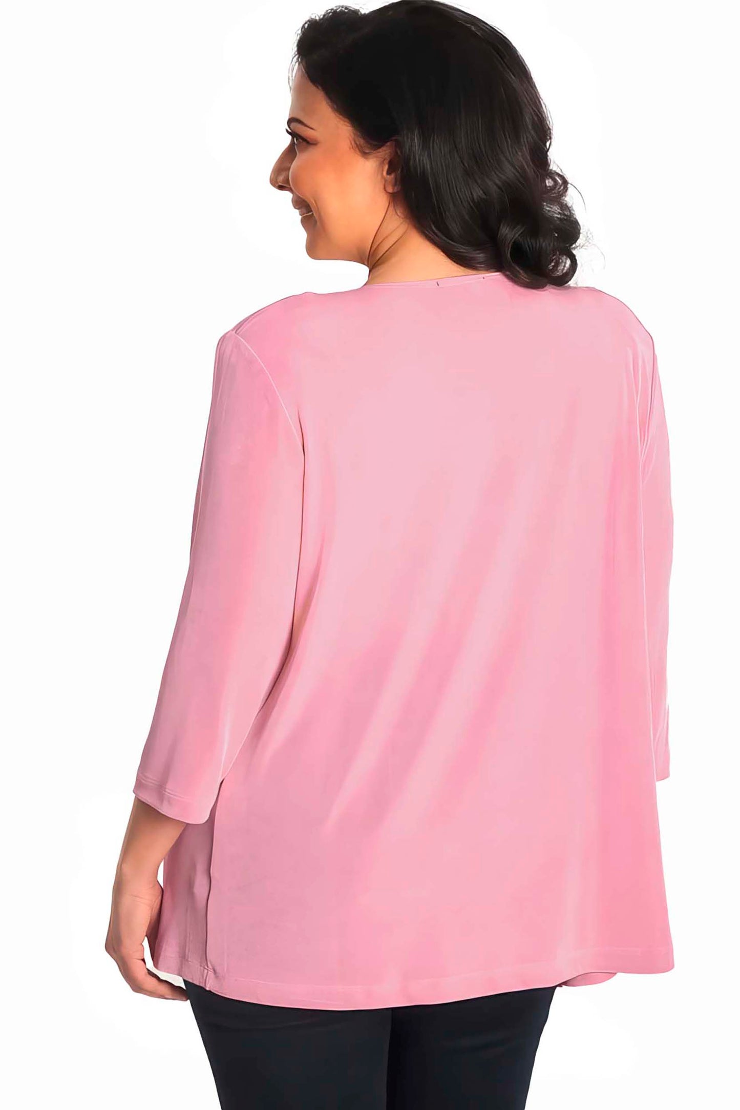 Jackets Vikki Vi Classic Carnation 3/4 Sleeve Cardigan