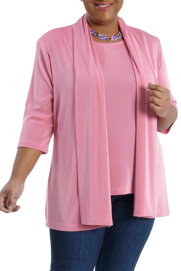 Jackets Vikki Vi Classic Carnation 3/4 Sleeve Kimono Jacket