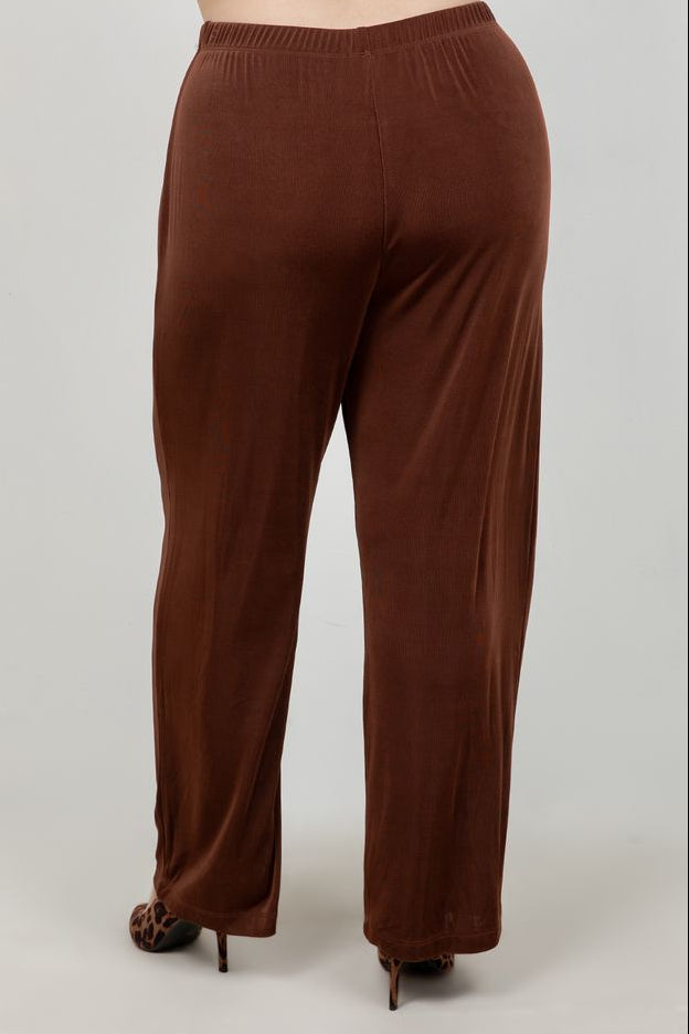 Vikki Vi Classic Bronze Petite Pull-On Pant