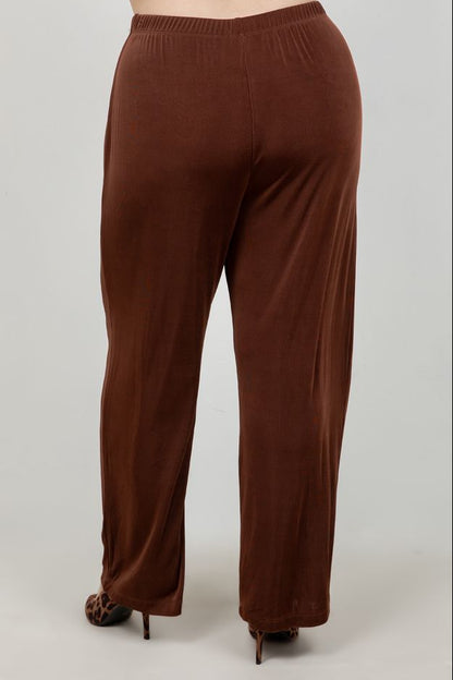 Vikki Vi Classic Bronze Petite Pull-On Pant