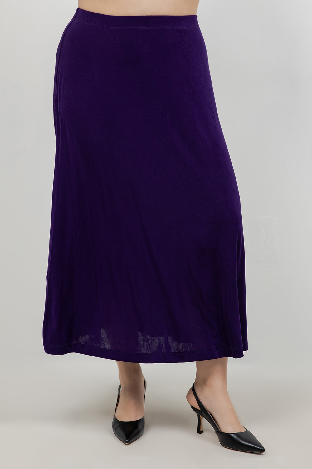 Skirts Vikki Vi Classic Royal Purple A-Line Maxi Skirt