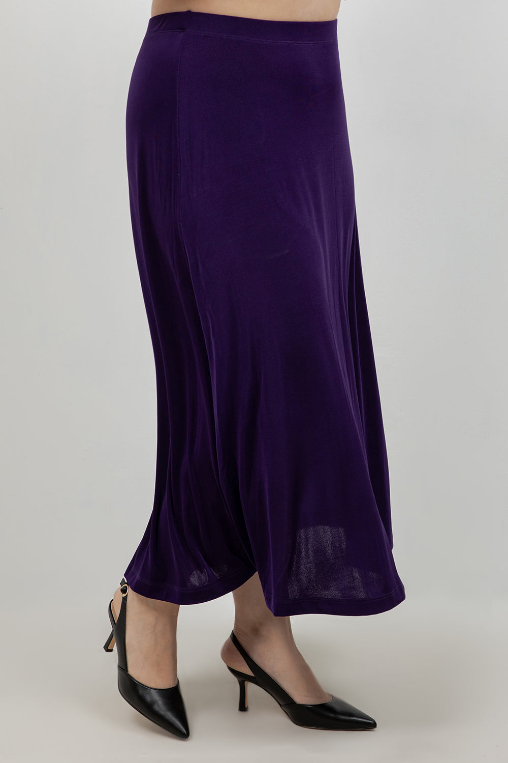 Skirts Vikki Vi Classic Royal Purple A-Line Maxi Skirt