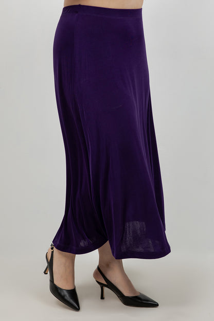 Skirts Vikki Vi Classic Royal Purple A-Line Maxi Skirt