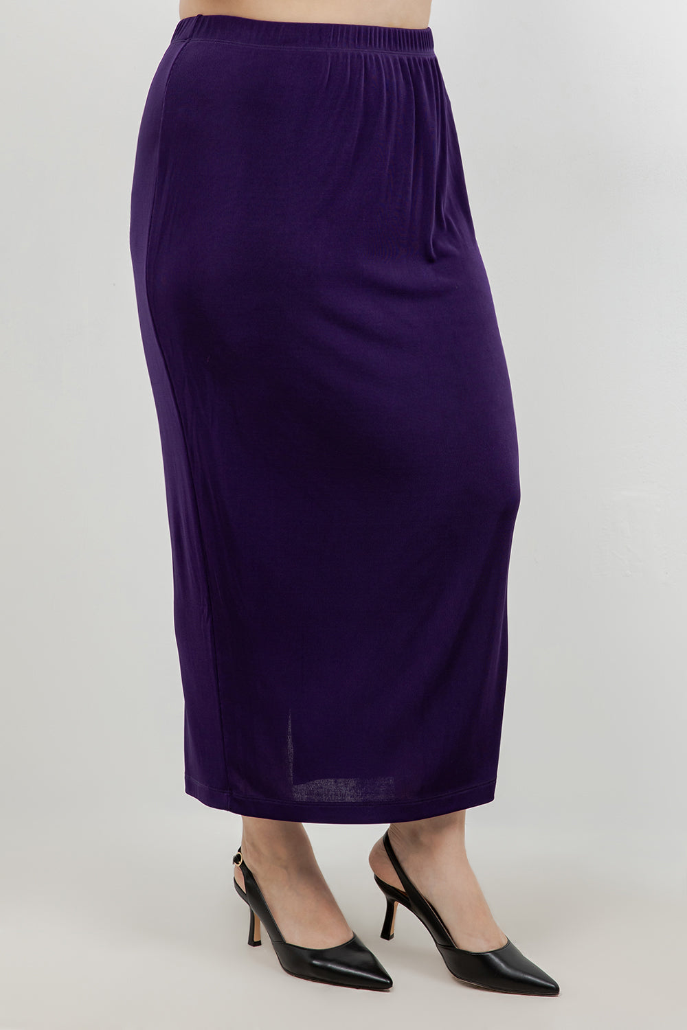 Skirts Vikki Vi Classic Royal Purple Straight Maxi Skirt
