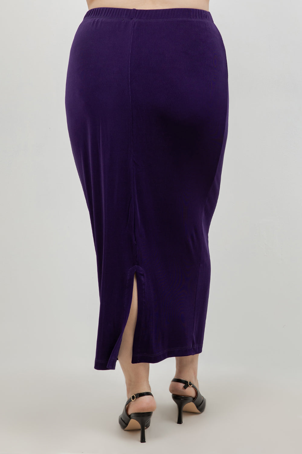 Skirts Vikki Vi Classic Royal Purple Straight Maxi Skirt