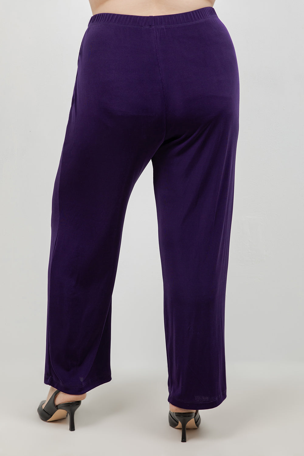 Pants Vikki Vi Classic Royal Purple Pull on Pant