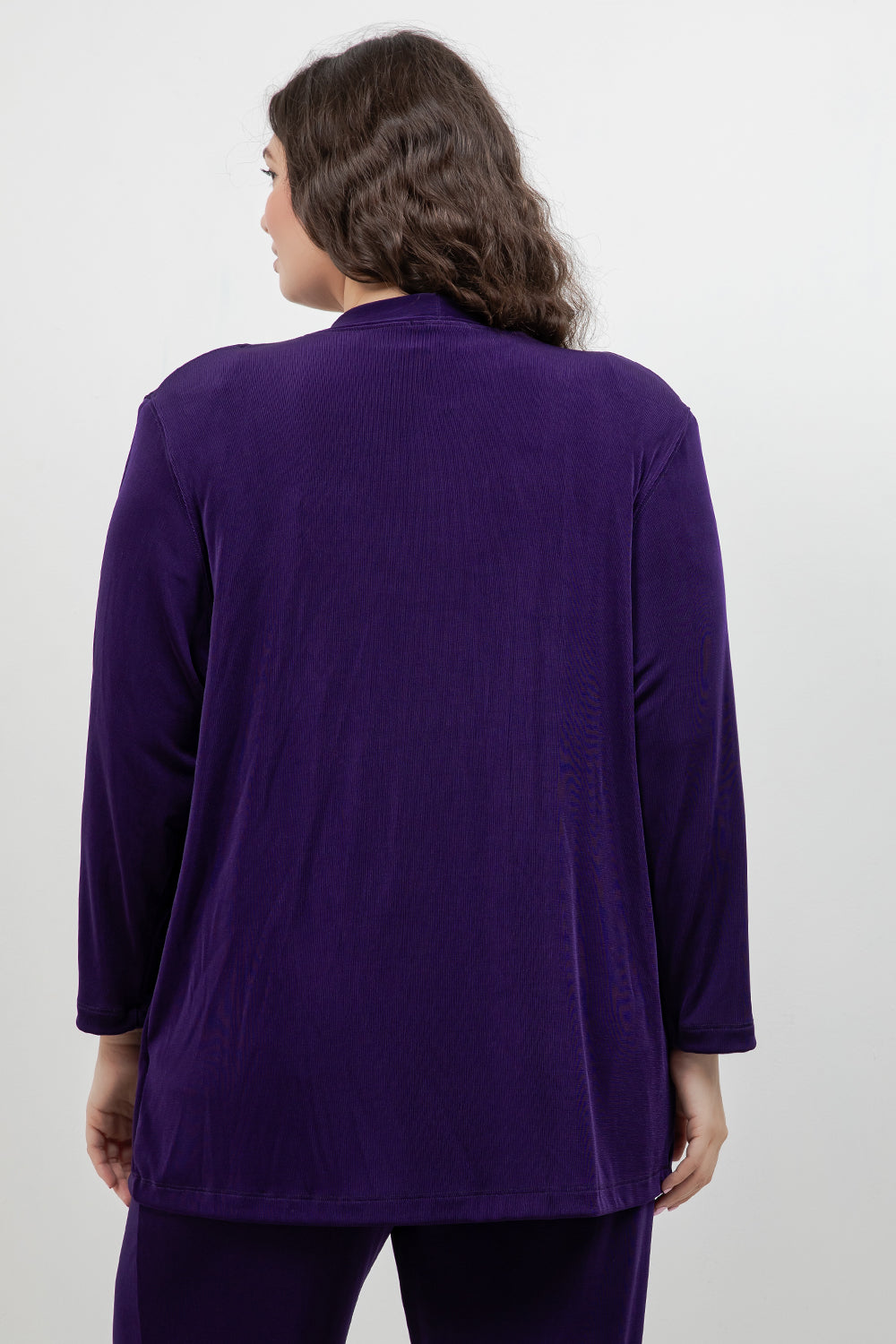Jackets Vikki Vi Classic Royal Purple Kimono Jacket