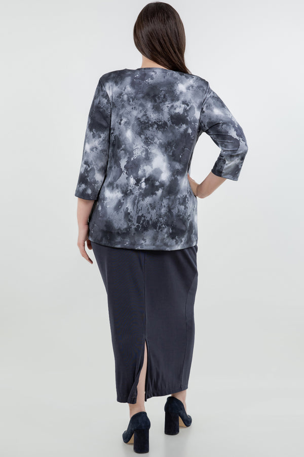 Vikki Vi Jersey Silver Mist Cardigan