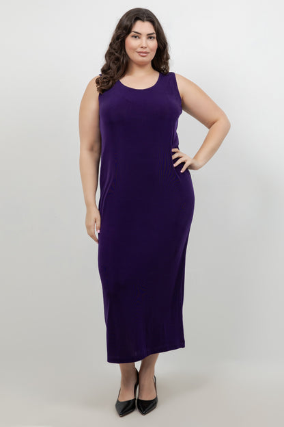 Dresses Vikki Vi Classic Royal Purple Maxi Tank Dress