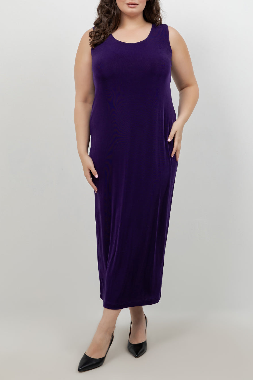Dresses Vikki Vi Classic Royal Purple Maxi Tank Dress