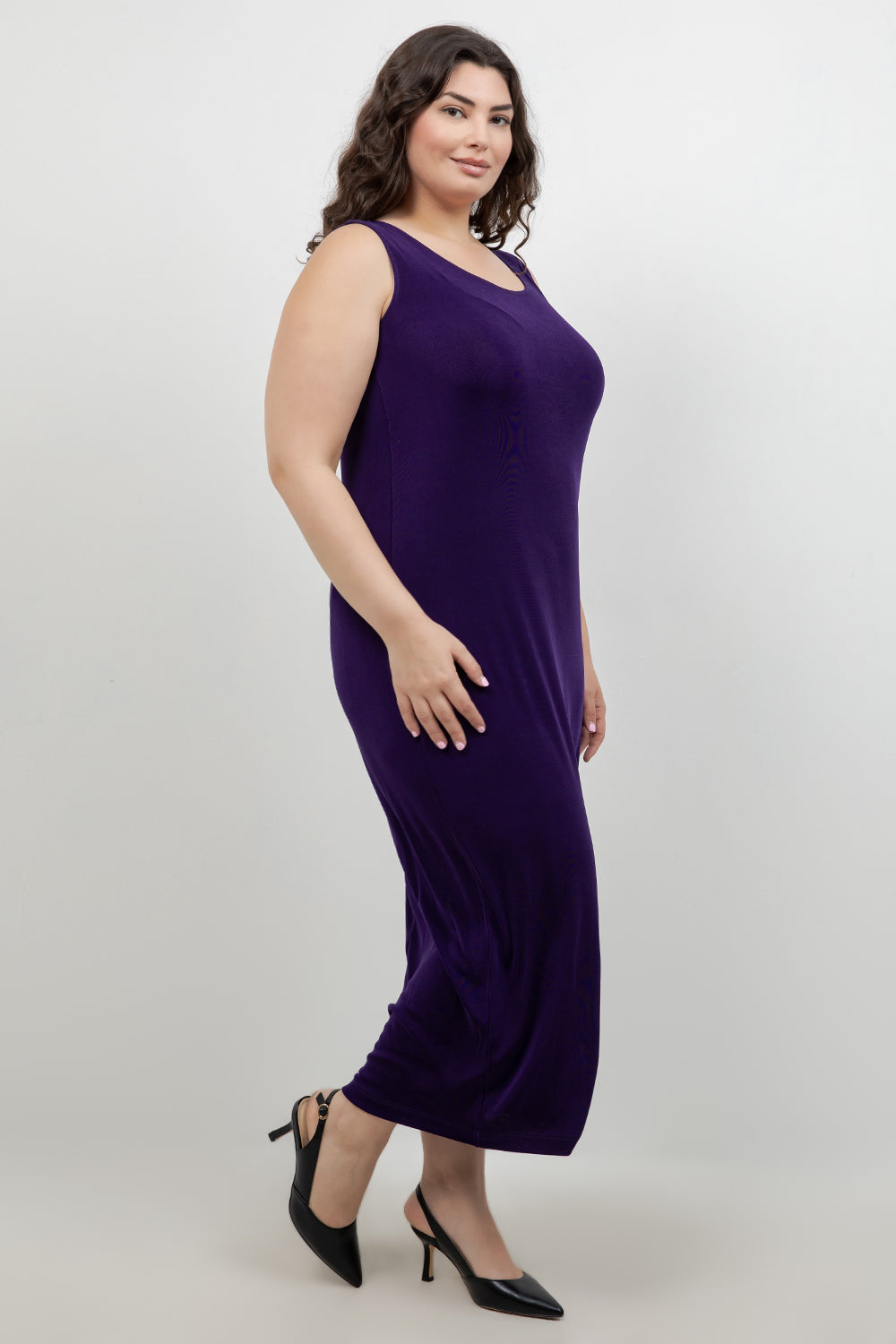 Dresses Vikki Vi Classic Royal Purple Maxi Tank Dress