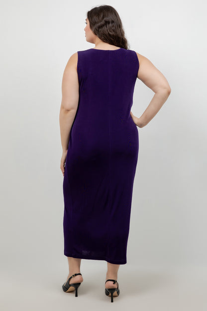 Dresses Vikki Vi Classic Royal Purple Maxi Tank Dress