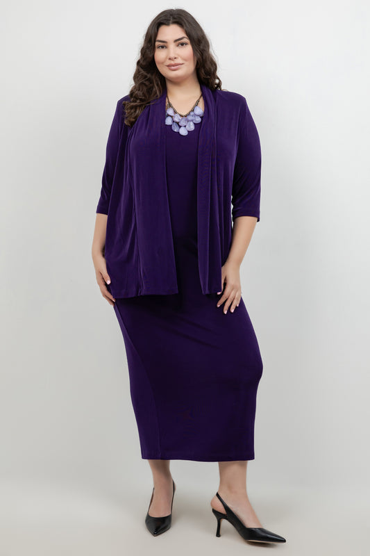 Dresses Vikki Vi Classic Royal Purple Maxi Tank Dress
