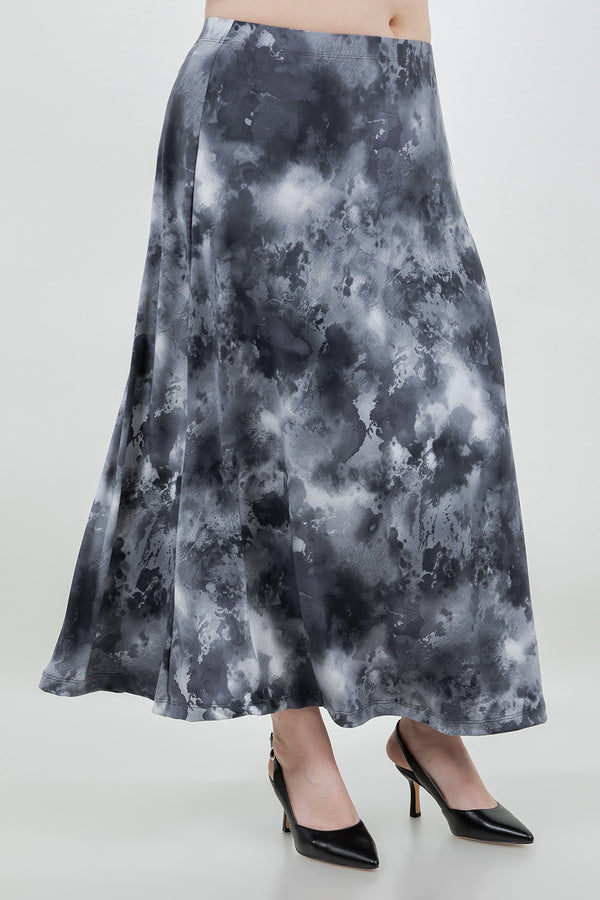 Vikki Vi Jersey Silver Mist Maxi Skirt