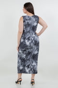 Vikki Vi Jersey Silver Mist Maxi Dress