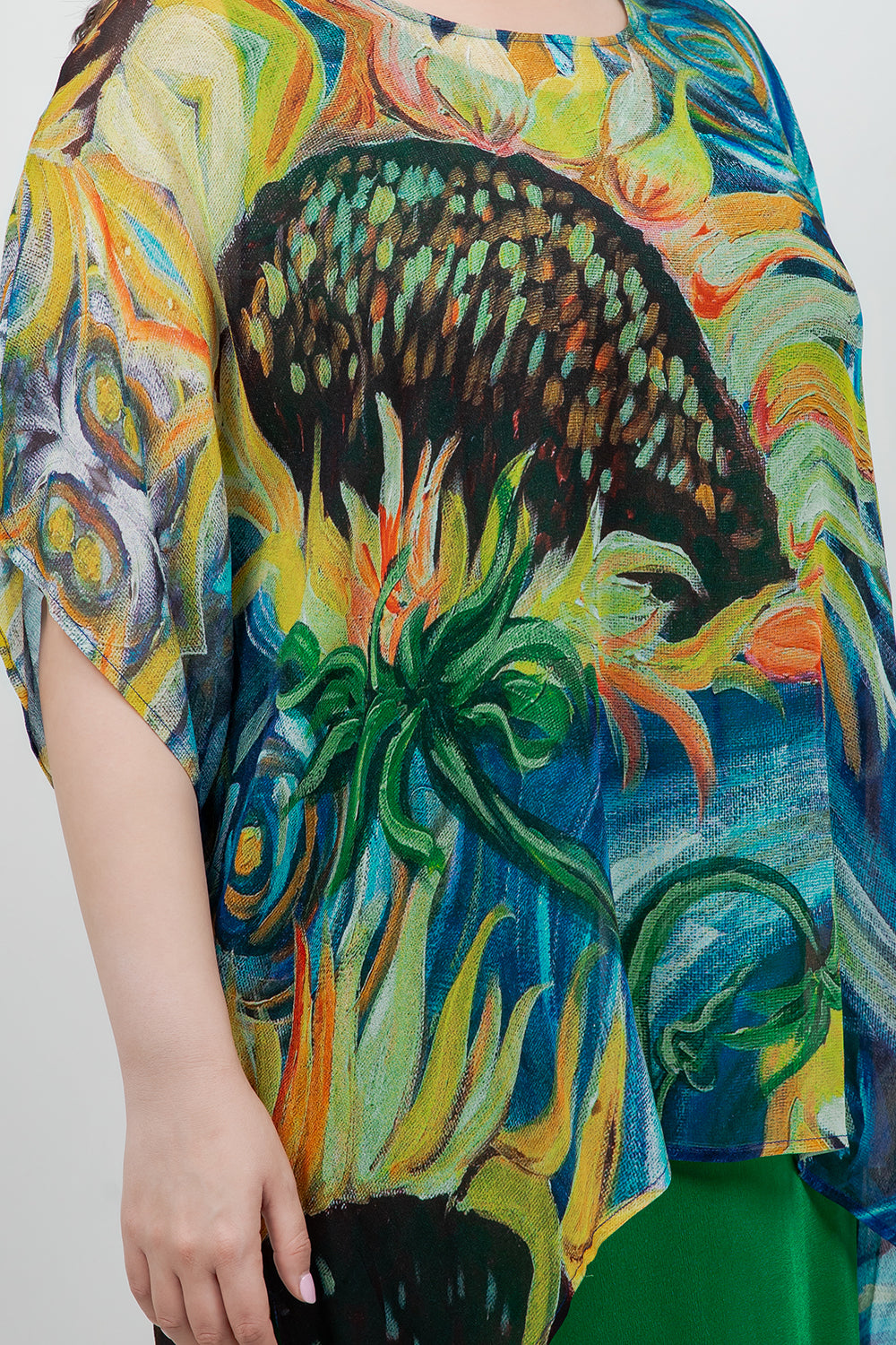 Tops Sunflower Cascade Tunic