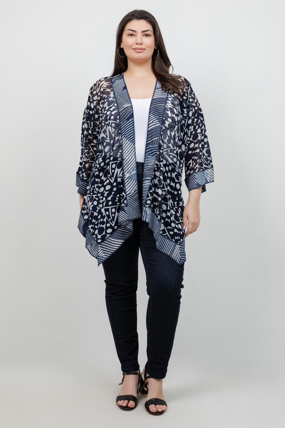Jackets Navy Mesh Butterfly Jacket