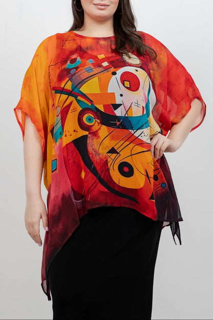 Tops Kandinsky Cascade Tunic