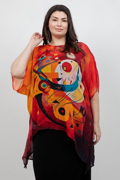Tops Kandinsky Cascade Tunic