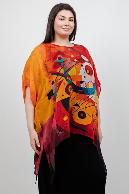 Tops Kandinsky Cascade Tunic