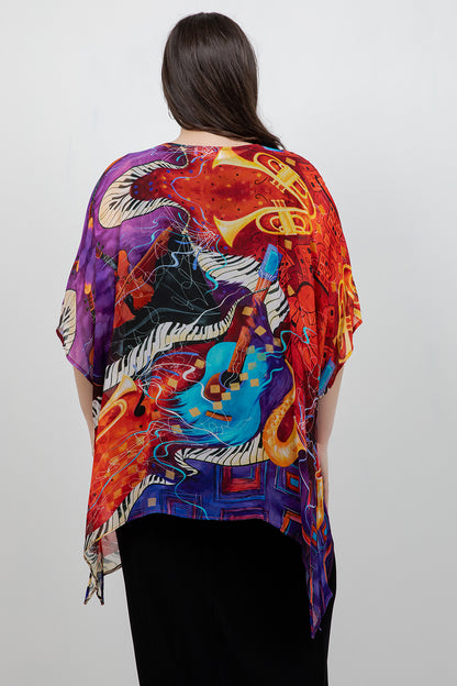 Tops Jazzy Cascade Tunic