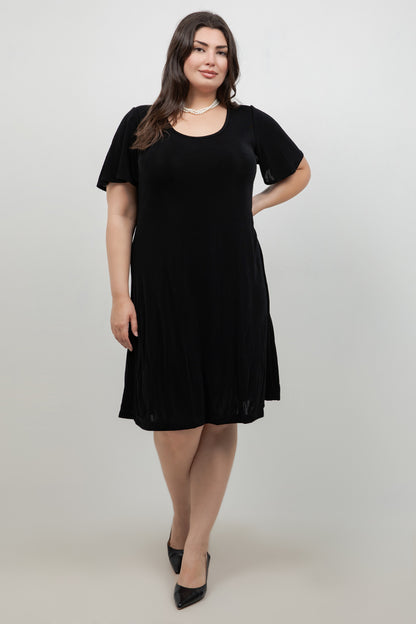 Dresses Vikki Vi Classic Black T-Shirt Dress