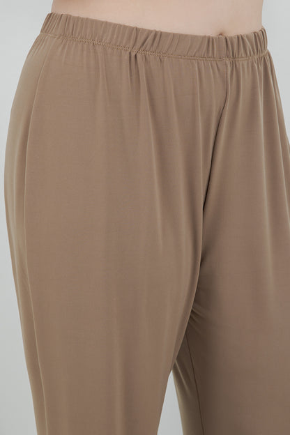 Pants Vikki Vi Jersey Caramel Pants