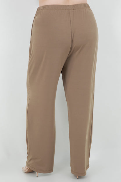Pants Vikki Vi Jersey Caramel Pants