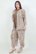 Vikki Vi Jersey Caramel Latte Cardigan