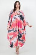 Vikki Vi Jersey Maui Sunset Caftan