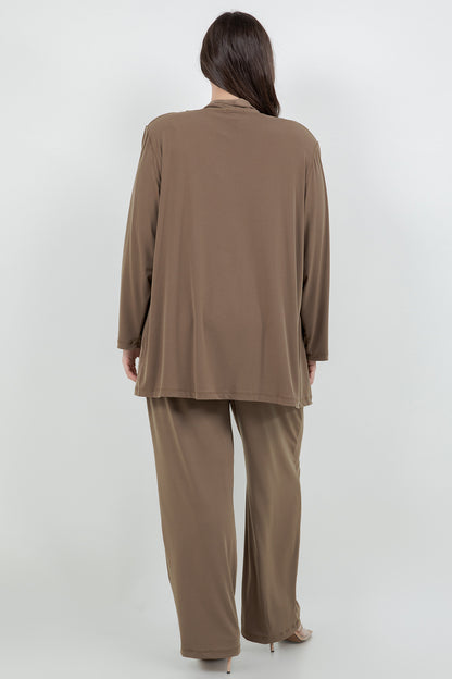 Jackets Vikki Vi Jersey Caramel Kimono Jacket