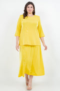 Vikki Vi Classic Limoncello Maxi Skirt