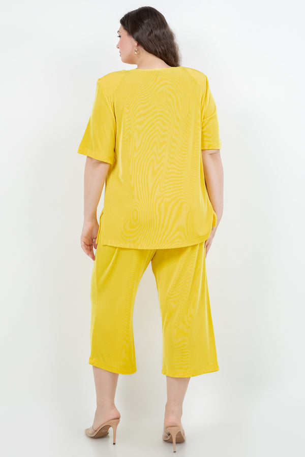 Vikki Vi Classic Limoncello Short Sleeve Tunic