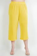 Vikki Vi Classic Limoncello Crop Pant